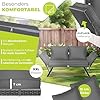 KESSER® Polyrotan tuinbank - Weerbestendig - Inc. Kussens - Grijs