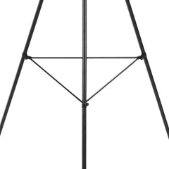 Vloerlamp - Staande lamp - 139 cm - Zwart - Jago
