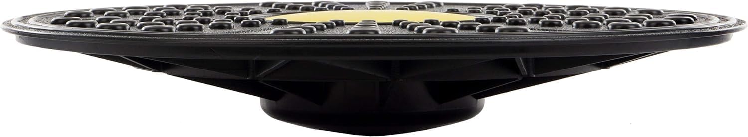 Balansplateau - Balansbord - Ø 35.5 cm - Zwart-Geel