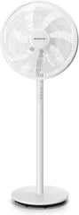 Aigostar Brisk Staande ventilator en tafelventilator, 2-in-1, 7 bladen, 3 snelheden, verstelbare hoogte, 45 W, 90 graden oscillatie, staande ventilator, stil, wit