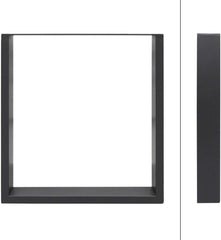 Tafelpoten salontafel - Metaal - 40x43 cm - Donkergrijs - ECD Germany