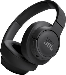 JBL Tune 720 BT Draadloze over-ear hoofdtelefoon, met JBL pure bass-geluid, Bluetooth en licht, opvouwbaar design, tot 76 uur muziekweergave, zwart •