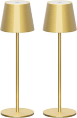 Tafellamp - Bureaulamp - Tafellamp oplaadbaar - Goud - Aigostar