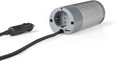 NEDIS - Omvormer met gemodificeerde sinusgolf - 24V DC-230V AC - 100W - Schuko- en USB-uitgang