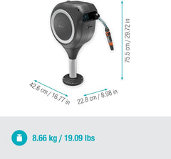 Gardena Terrasslangbox RollUp M 20 m •