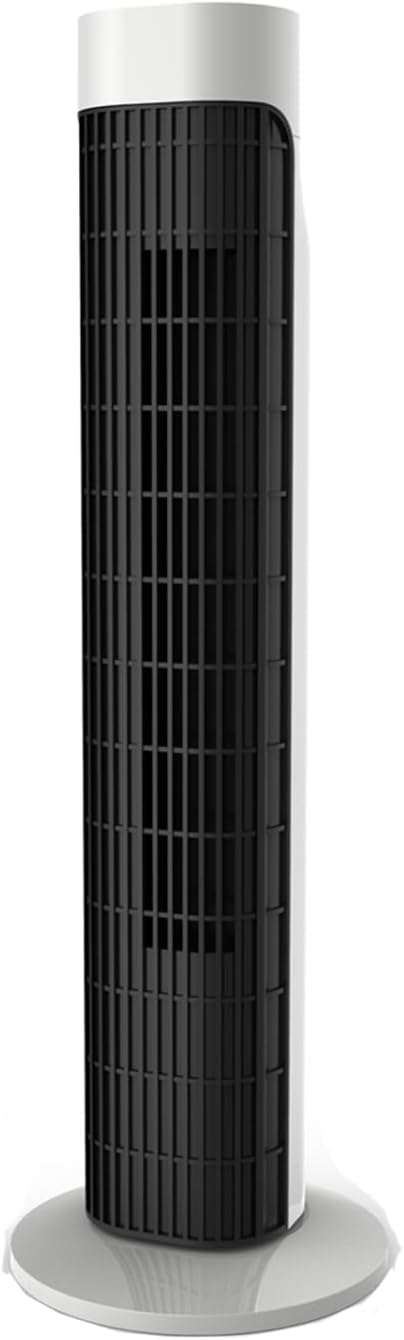 Aigostar torenventilator met afstandsbediening, 85° oscillatie, stille ventilator met timer van 7,5 uur, 3 snelheden en 3 standen, staande torenventilator voor slaapkamer en kantoor