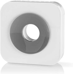 Nedis Draadloze Deurbelset - Netvoeding - 230 V AC 50 Hz - 1x CR2032 - Volume: 90 dB - Signaalbereik: 150 m - IP44 - 36 Melodiën - 2 Ontvangers - Grijs / Wit