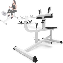 Kuitmachine - Kuittrainer - Tot 220 kg - 107/60/104 cm - Wit - Physionics®