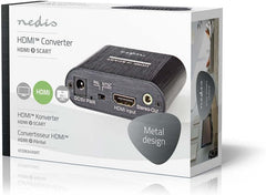 Nedis HDMI-Converter - HDMI Input - Scart Female - 1-weg - 480i - 18 Gbps - Metaal - Antraciet