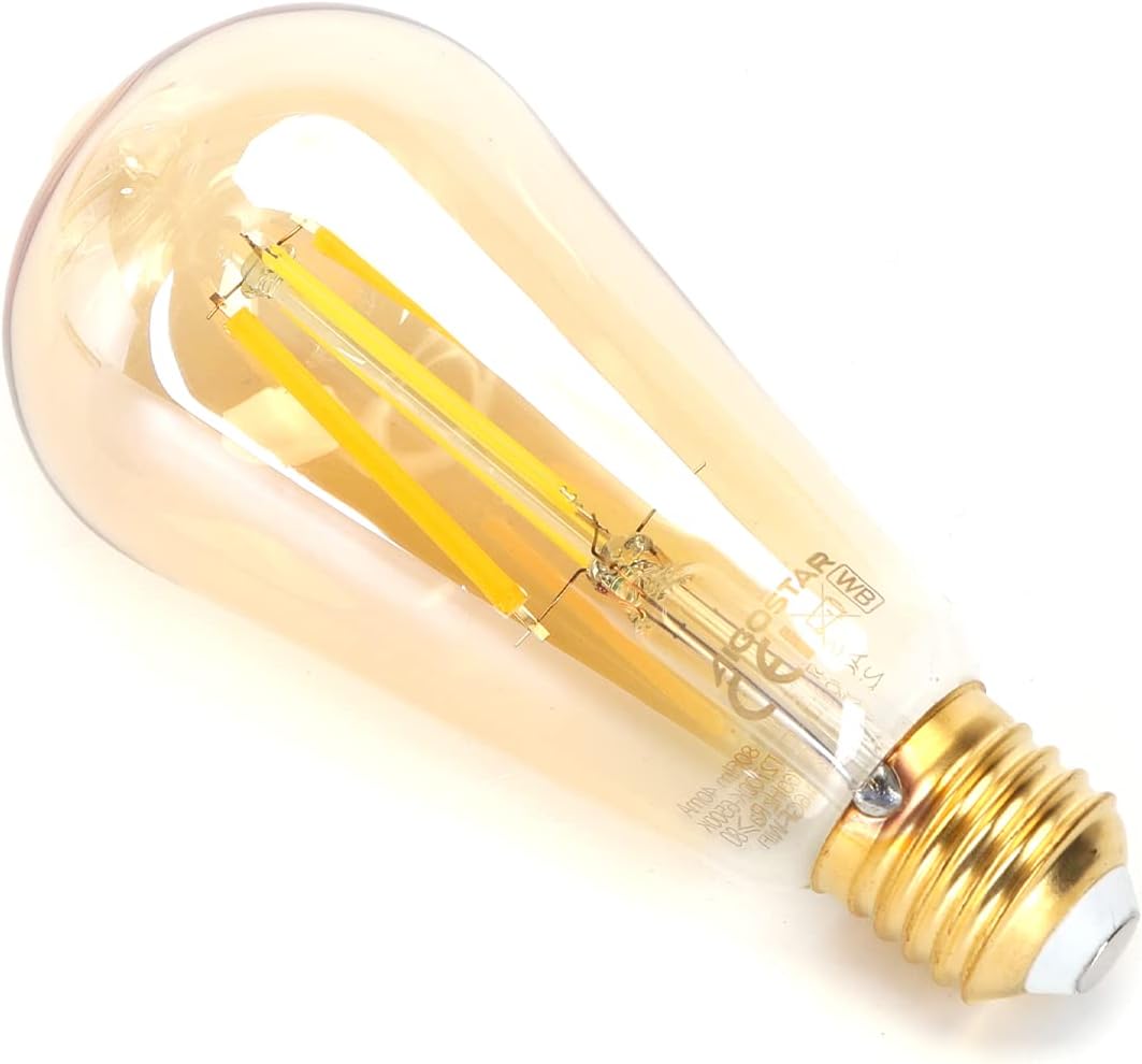 Aigostar LED Gloeilamp - Dimbaar - 6W - E27 - 4 Stuks