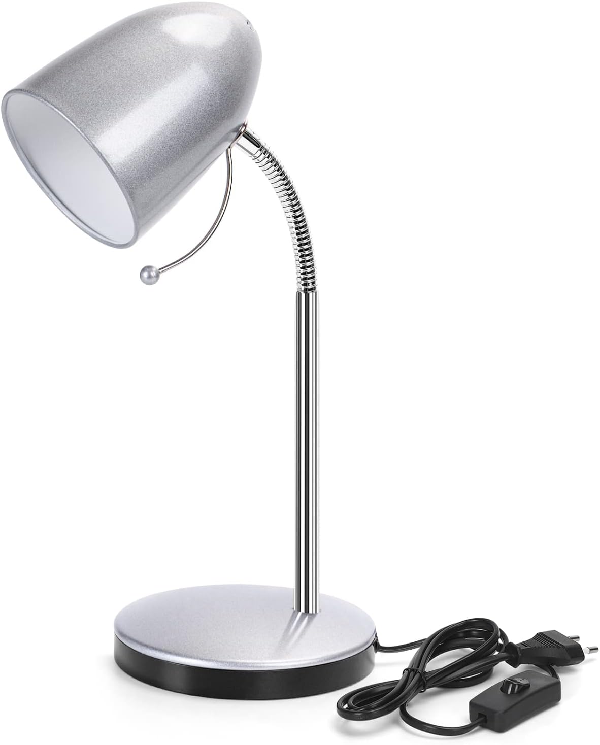 Tafellamp - Bureaulamp - Leeslamp - Zilver - Aigostar