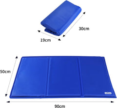 Koelmat Hond & Kat - 90x50 cm - Blauw - Nobleza •