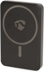 powerbank - 5000 mAh - draadloos opladen - 1.67/2.22/3.0 A - Aantal uitgangen: 1 - Uitgangspoort: 1x USB-C - ingangsverbinding: 1x USB-C - PD3.0 20W - lithium-polymeer