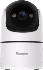 SONOFF CAM-PT2 Bewakingscamera voor binnen, 1080P, zwenk-/kantelbare wifi-camera met 360°-zicht, bewegingsdetectie, nachtzicht, nachtzicht, 2-weg audio, privacymodus, compatibel met Alexa en Google