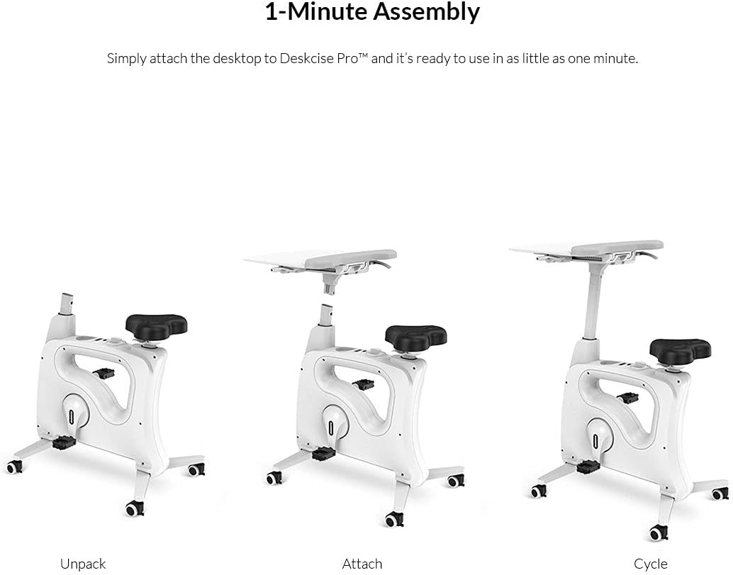 FLEXISPOT V9 Home Office Oefening Bureau Bike Rechtop Stationaire Fitness Oefening Fietsen Fiets Hoogte Verstelbare Staande Deskbike - Deskcise Pro