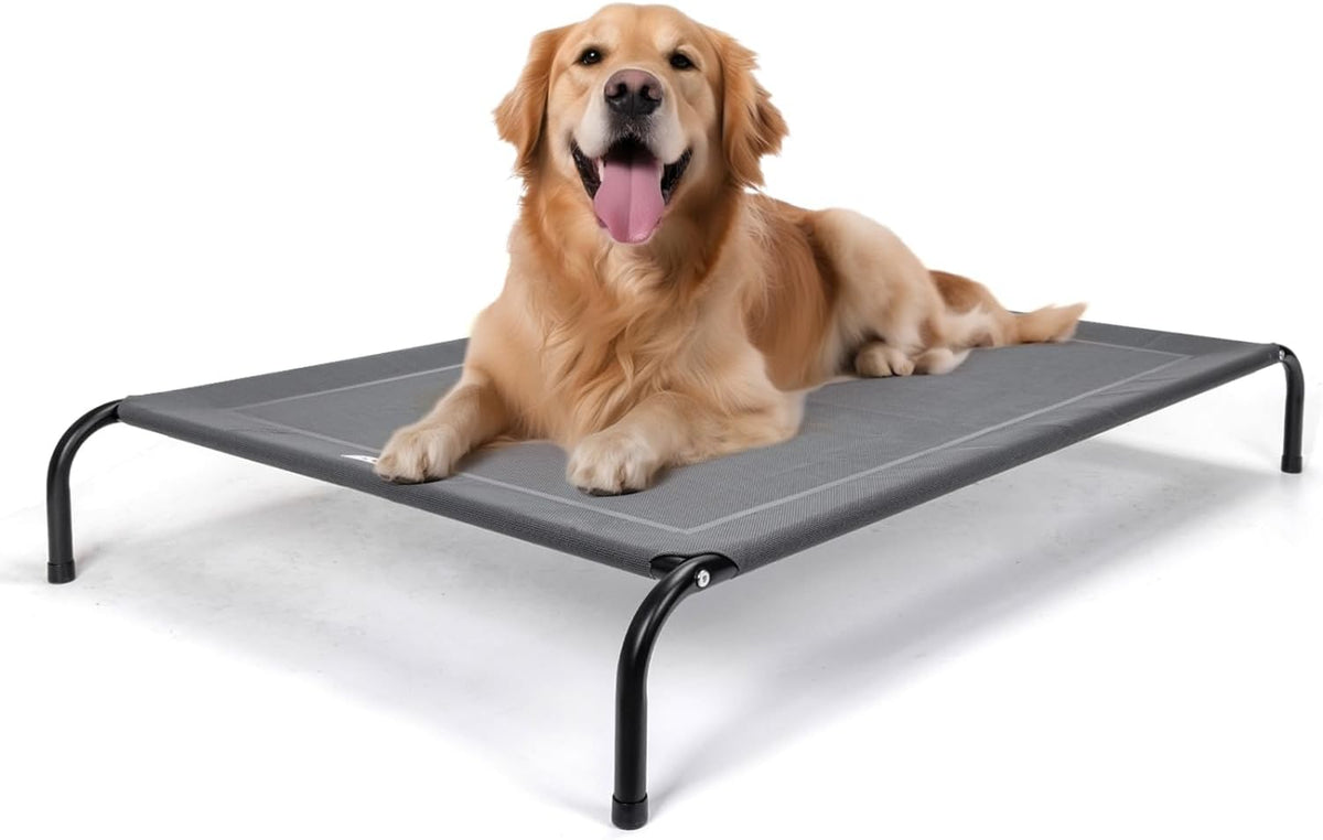 Hondenbed op pootjes - Grijs - 137x90 cm - Nobleza