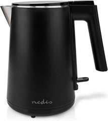 Waterkoker - 1.0 l - Plastic - Zwart - 360 graden draaibaar - Verborgen verwarmingselement - Strix Controller - Boil-Dry Protection