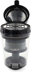Nedis Zakloze Stofzuiger - Zakloos - 700 W - Stof capaciteit: 3.0 l - Combi-Borstel - Actieradius: 8.50 m - HEPA-luchtfilter - Antraciet / Oranje / Zwart •