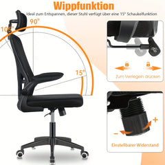 Ergonomische Bureaustoel -  Office Chair - Gamestoel - Volwassenen - Zwart - Ernsthaag •