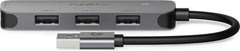 Nedis USB-Hub - USB-A Male - 4x USB A Female - 4-Poorts poort(en) - USB 2.0 / USB 3.2 Gen 1 - USB Gevoed