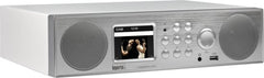Nedis DABMAN i450 Hybride Stereo Radio DAB+ / FM / Internet /Bluetooth Wit-Zilver