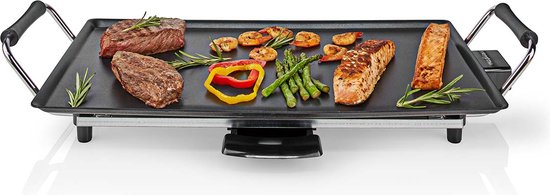 Nedis Teppanyaki Bakplaat - Grillplaat 48x27cm - 6 personen - Gourmet