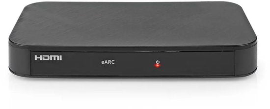 Nedis Digitale Audioconverter - 2-wegs - Ingangen audio / video / data: DC Power / 1x HDMI Input - Uitgangen audio / video / data: 2x HDMI Output - Automatisch - Antraciet