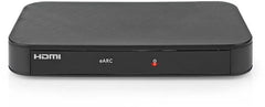Nedis Digitale Audioconverter - 2-wegs - Ingangen audio / video / data: DC Power / 1x HDMI Input - Uitgangen audio / video / data: 2x HDMI Output - Automatisch - Antraciet