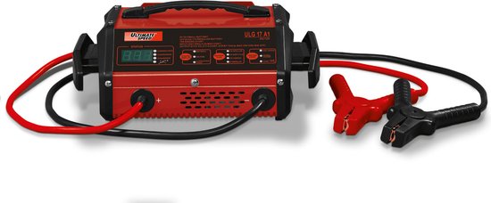 Ultimate Speed Auto Accuoplader met Starthulpfunctie - Geschikt voor: accu's van 6 V of 12 V of 6 V en 8–210 Ah - Laadstroom: 2 / 6 / 15 A - Met LCD-scherm - Directe start van de motor wanneer de batterij zwak is zonder langdurig opladen