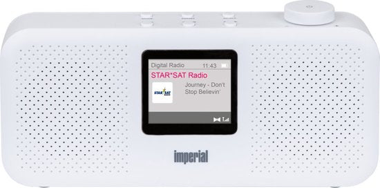 Imperial DABMAN 16 - DAB+ / FM Radio - Alarmfunctie - Batterijen & Netstroom - Wit
