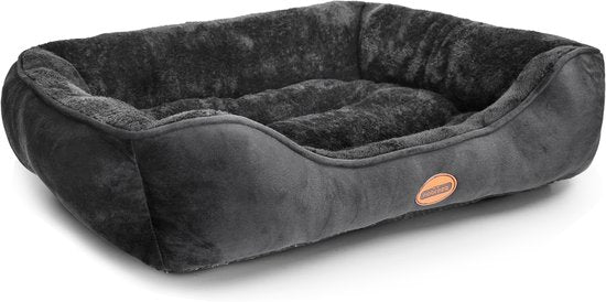 Hondenmand - Hondenkussen - Hondenbed - Zwart - 77x67 cm - Nobleza •