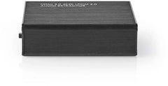 Nedis HDMI-Extractor - HDMI Input - HDMI Output / TosLink Female / 1x 3,5 mm - Maximale resolutie: 4K@60Hz - 18 Gbps - Metaal - Antraciet - Gift Box