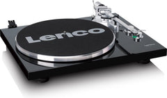 Lenco Platenspeler met Bluetooth - Metalen draaiplateau toonarm en contragewicht - Lenco Expertise lijn - LBT-215BK - Piano Black •
