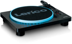 Platenspeler - Ingebouwde Speakers - Auto-stop - USB encoding - LED-verlichting- LS-50LEDBK - Zwart - Lenco