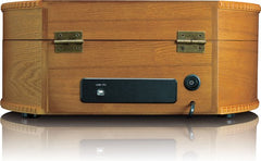 Classic Phono Retro Platenspeler - Vinyl Koffer met 2 ingebouwde Speakers - TT-34 - Bruin
