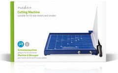 Nedis Papiersnijmachine - Max. snijden maat: 297 x 420 mm - Soort mes: Metaal - Metaal - Blauw / Zwart