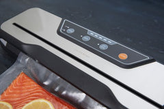 Gastronoma Vacumeermachine - Vacuüm Sealer - Inclusief 1 rol zakken 20x200 cm - 18310013 - Zwart RVS