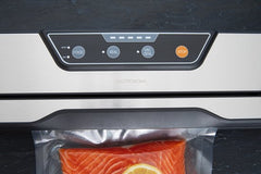 Gastronoma Vacumeermachine - Vacuüm Sealer - Inclusief 1 rol zakken 20x200 cm - 18310013 - Zwart RVS