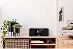 Multifunctionele Stereo Radio met CD-speler DAB+ / FM / Internet / Bluetooth Zwart - Nedis DIRA S32i CD EWF