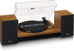 Platenspeler met Bluetooth - Twee externe Speakers - Auto-stop - LS-310WD - Hout - Lenco