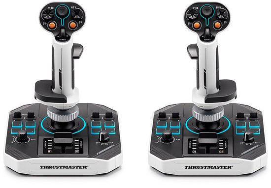 Thrustmaster SOL-R 2 Space Sim Duo - HOSAS Joystick Set voor PC - 88 Actieknoppen - 16 Assen - Voor Star Citizen & Elite Dangerous