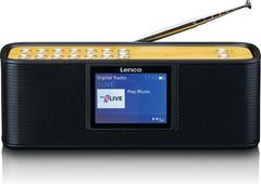 DAB Radio met Bluetooth - Zwart - Lenco - PDR-045BK