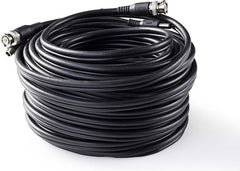 Nedis CCTV-Security Kabel - BNC / DC - 50.0 m - Rond - PVC - Zwart
