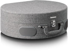 Lenco Retro Platenspeler - Koffer Platenspeler met ingebouwde Speakers - Bluetooth en AT3600L cartridge - LS-66GY - Grijs •