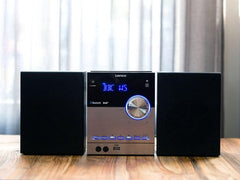 Lenco MC-150 - Stereo set met DAB, Bluetooth®, AUX en USB-aansluiting - Zwart
