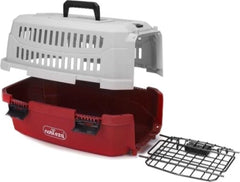 Reisbench - Reismand - Transportbox - Kat & Hond - 68x48x42 cm - Rood - Nobleza