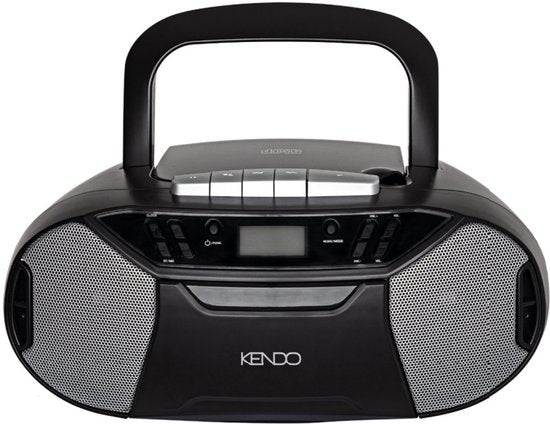 Draagbare radio - Boombox - CD Speler - Zwart - Kendo