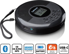 Discman - CD Speler - MP3 Speler - Met bluetooth - Zwart - Lenco - CD-340BK •