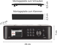 Imperial Dabman i460 – DAB+ / FM Internetradio met Bluetooth – Wi-Fi – Zwart •