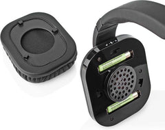 Nedis Draadloze TV-Koptelefoon – Over-Ear – RF – 25 m – 8 uur Batterij – Laadstation – Zwart •